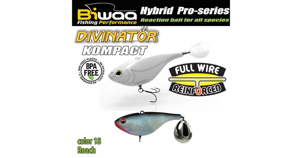 Bestel Nu Biwaa Divinator Kompact 90 9cm 55g 18 Roach spinnertail