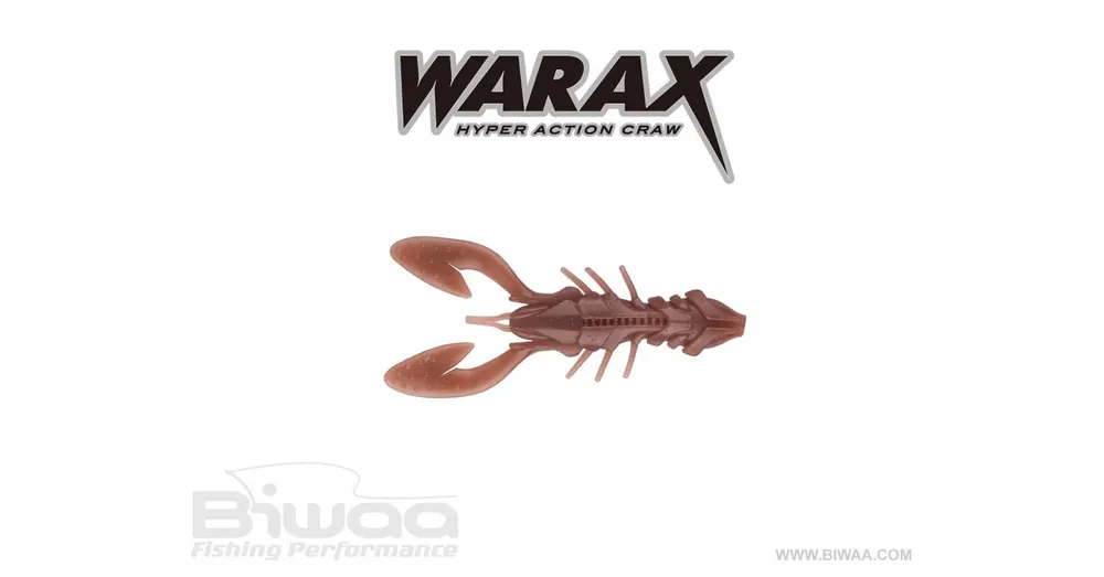 Speciale Aanbieding Biwaa Warax 3" 7,5cm 102 Cinnamon lágy műcsali 8db/csg