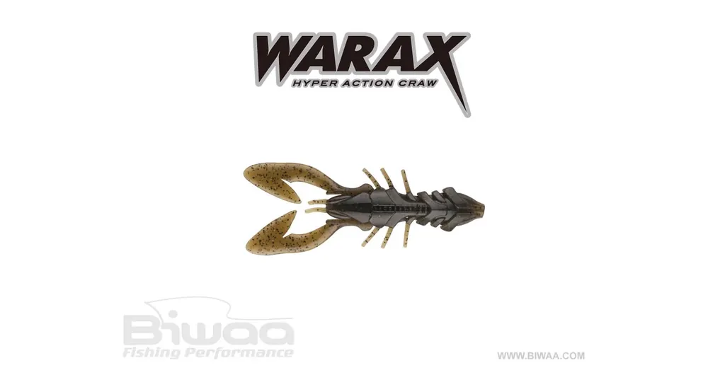Biwaa Warax 4" 10cm 002 Green Pumpkin lágy műcsali 6db/csg Veilige Betaling