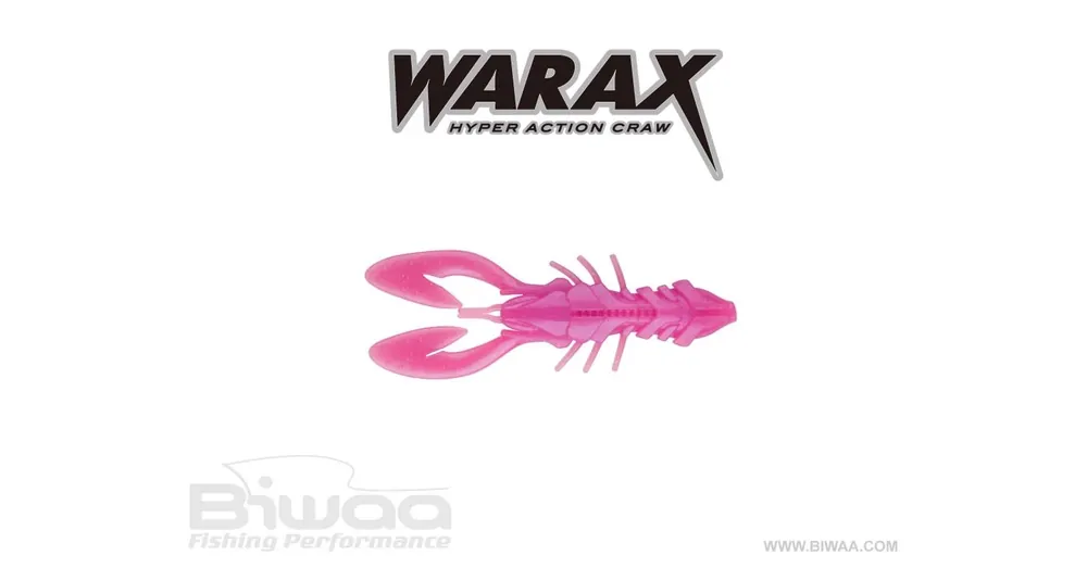 Biwaa Warax 4" 10cm 09 Bubble Gum lágy műcsali 6db/csg Populair
