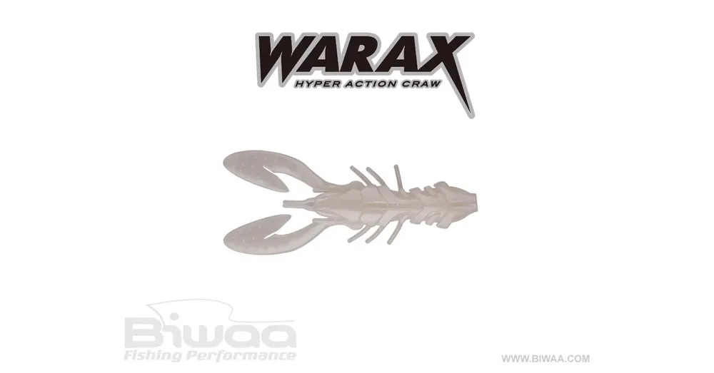 Dagaanbieding Biwaa Warax 4" 10cm 08 Pearl White lágy műcsali 6db/csg