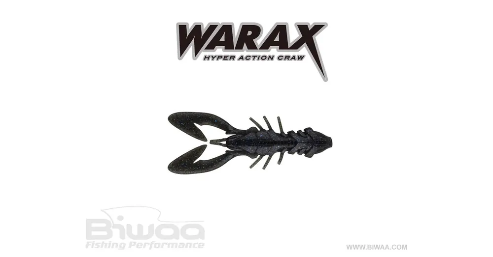 Biwaa Warax 4" 10cm 10 Black&Blue lágy műcsali 6db/csg Tijdelijk Beschikbaar