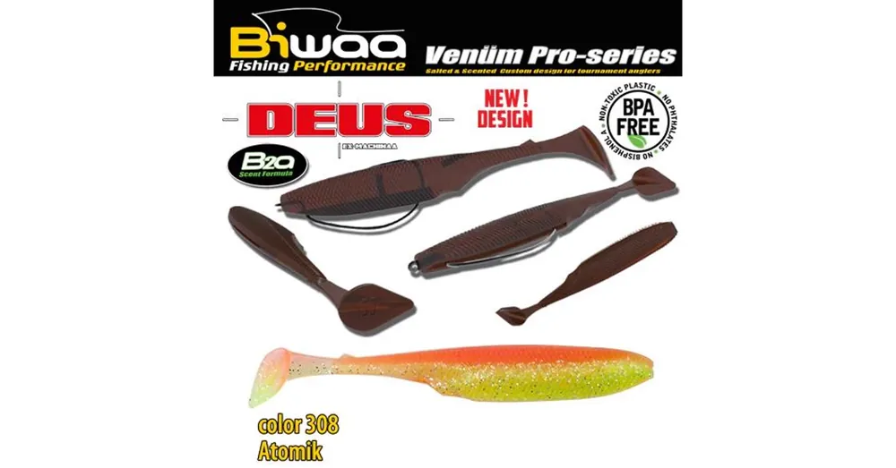 Bestel Nu Biwaa Deus 3" 7,5cm 308 Atomic gumihal 10db/csg