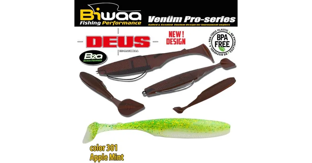 Speciale Aanbieding Biwaa Deus 5" 13cm 301 Apple Mint gumihal 5db/csg