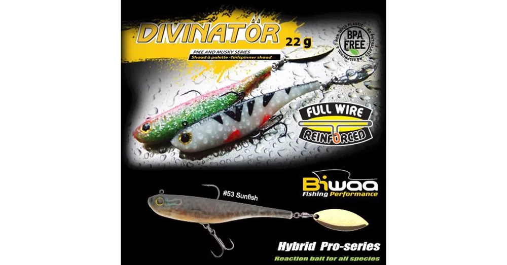 Bestel Nu Biwaa Divinator Junior 14cm 22g 53 Sunfish spinnertail