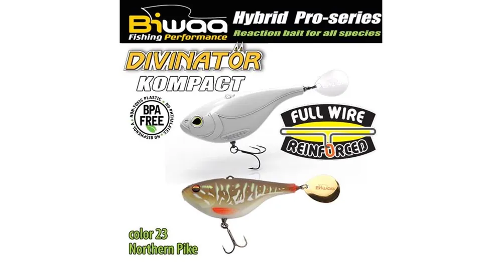 Rechtstreeks Van De Fabrikant Biwaa Divinator Kompact 50 5cm 20g 23 Northern spinnertail