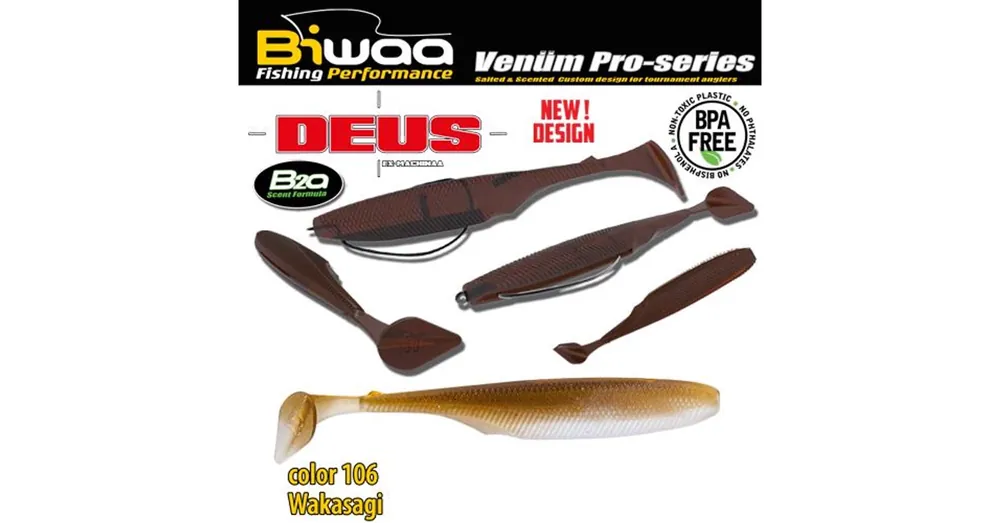 Biwaa Deus 6" 15cm 106 Wakasagi gumihal 4db/csg Speciale Aanbieding