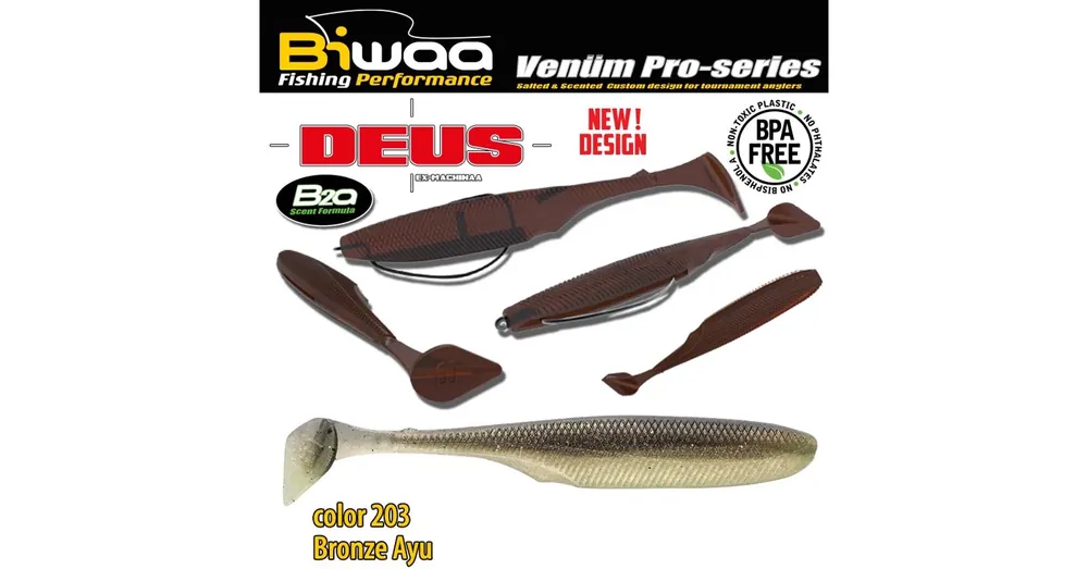Biwaa Deus 6" 15cm 203 Bronze Ayu gumihal 4db/csg Aanbieding