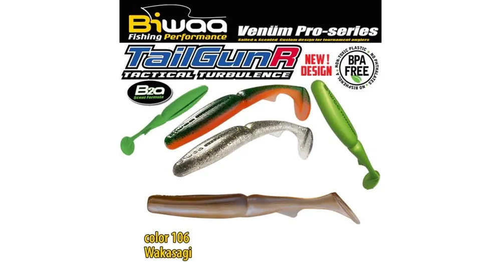 Biwaa TailgunR 2,5" 6,5cm 106 Wakasagi gumihal 10db/csg Snelle Levering