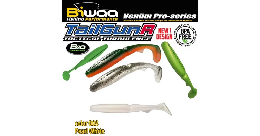 Speciale Aanbieding Biwaa TailgunR 5,5" 14cm 008 Pearl White gumihal 4db/csg