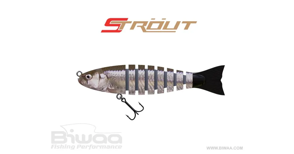 Biwaa Swimbait Strout 3,5" 9cm 8g 34 Wakasagi wobbler Flitsaanbieding