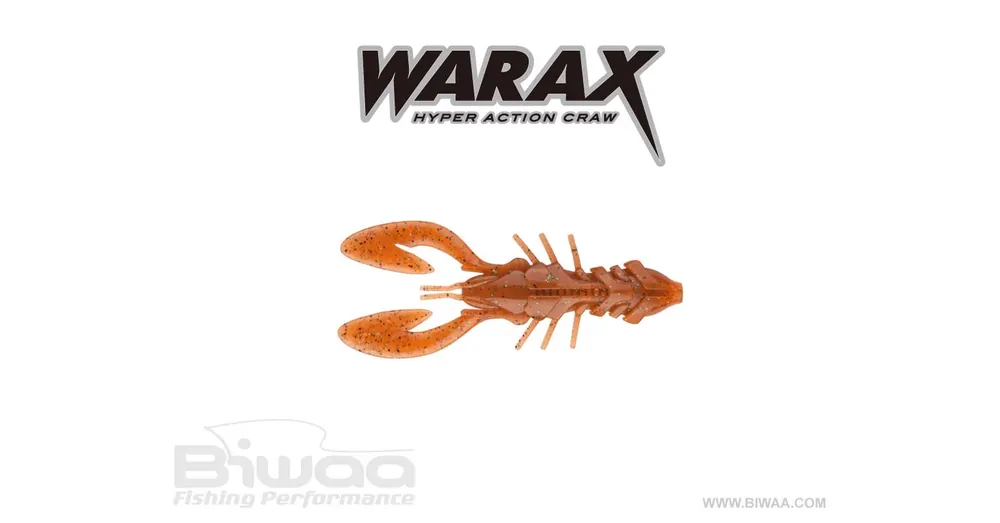 Biwaa Warax 4" 10cm 03 Orange Green lágy műcsali 6db/csg Superprijs