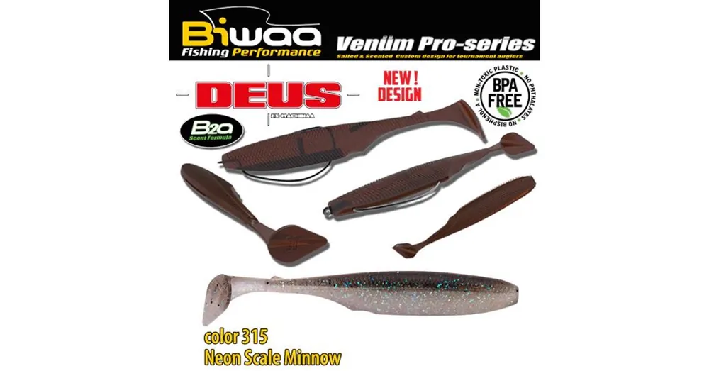 Biwaa Deus 2" 5,1cm 315 Neon Scale Minnow gumihal 14db/csg Op = Op