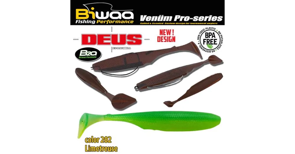 Beperkt Aanbod Biwaa Deus 5" 13cm 202 Limetreuse gumihal 5db/csg
