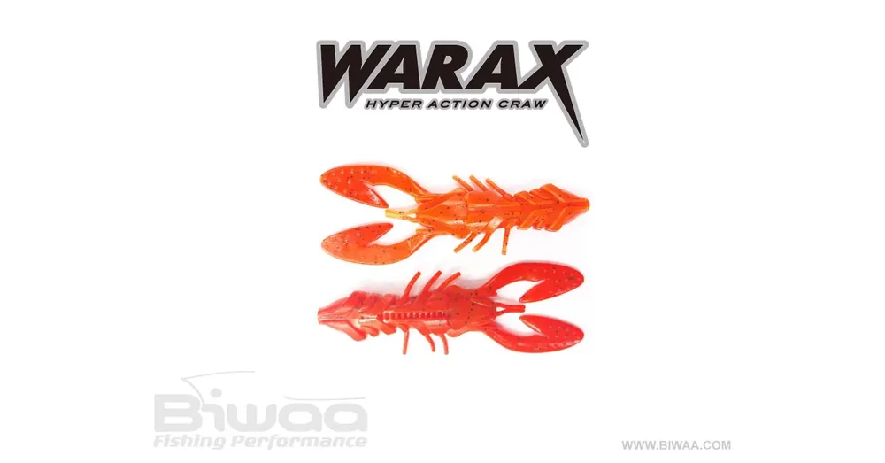 Biwaa Warax 3" 7,5cm 019 Cijara Craw lágy műcsali 8db/csg Finale Uitverkoop