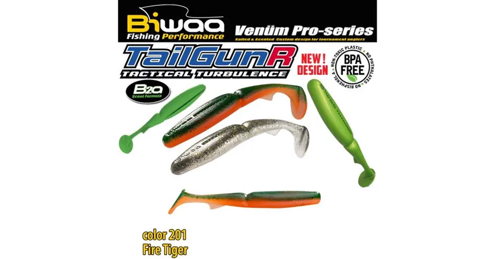 Biwaa TailgunR 4,5" 11,5cm 201 Fire Tiger gumihal 5db/csg Populair