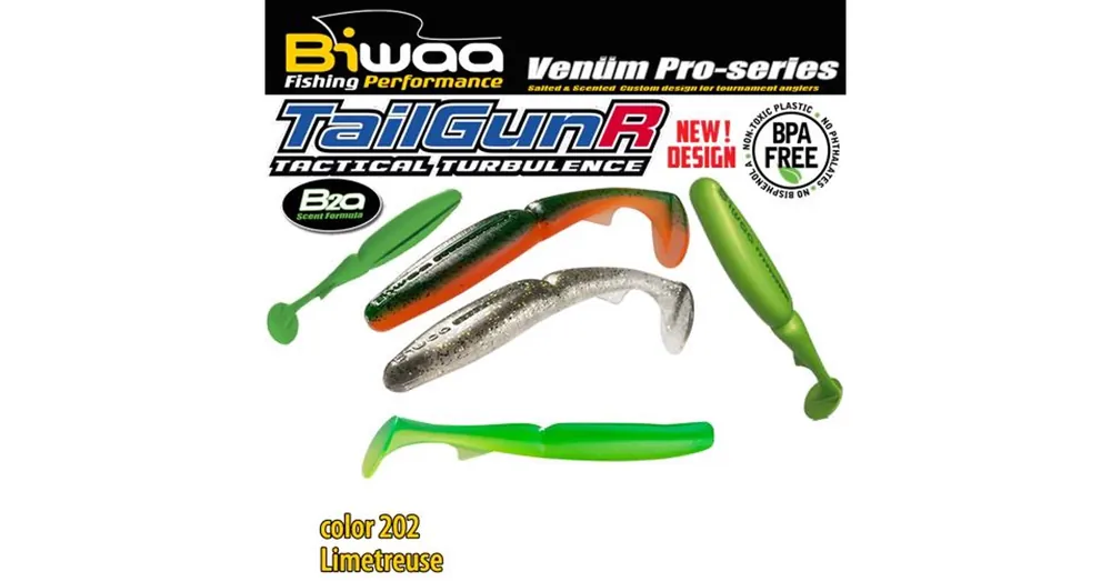 Biwaa TailgunR 4,5" 11,5cm 202 Limetreuse gumihal 5db/csg Nu Kopen