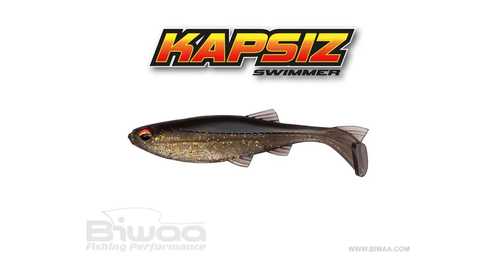 Biwaa Kapsiz 4" 10cm 206 Golden Shiner gumihal 5db/csg Hoge Kwaliteit