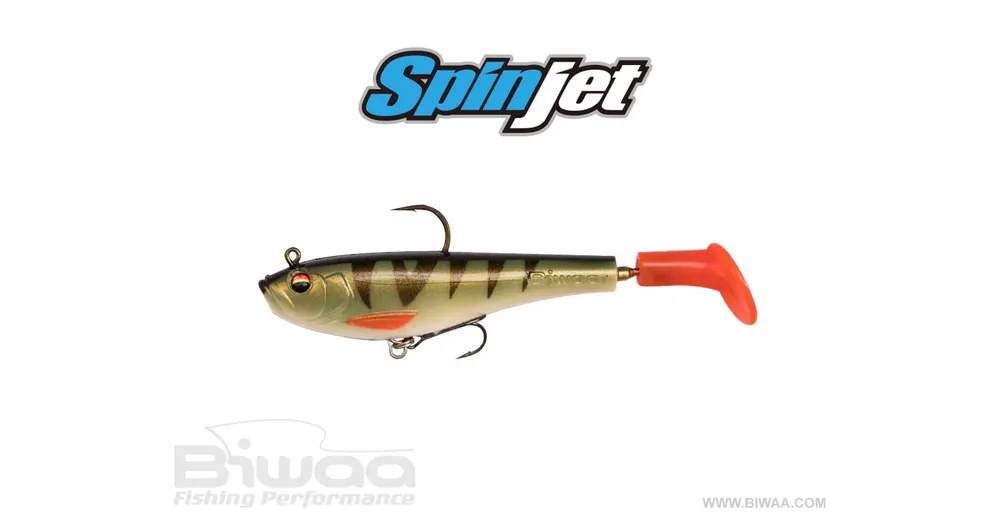 Gereduceerde Prijs Biwaa Spinjet 4" 10cm 18g 28 Gold Perch swimbait