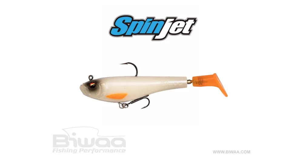 Biwaa Spinjet 6" 15cm 43g 02 Pearl White swimbait Betrouwbaar