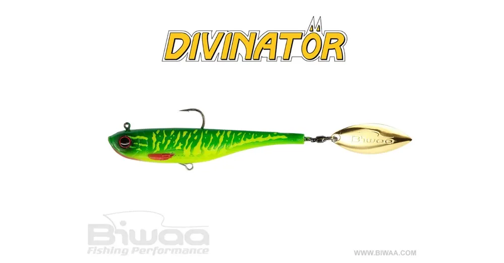 Biwaa Divinator Junior 14cm 22g 73 Hot Chart Pike spinnertail Fabrieksprijs