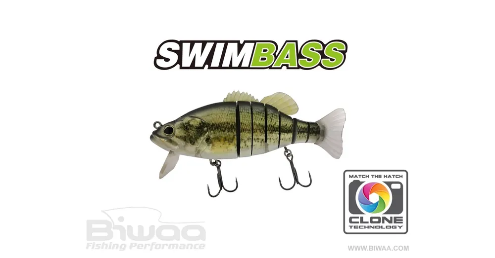 Koop Online Biwaa Swimbass 6" Slow Sink 15cm 65g 01 Real Bass wobbler
