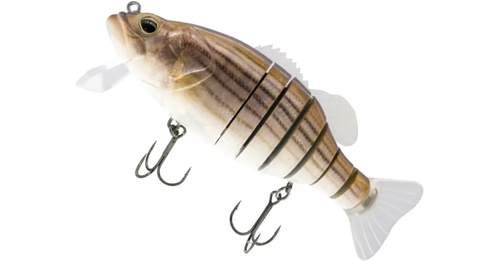 Biwaa Swimbass 6" Slow Sink 15cm 65g 36 Striped Bass wobbler Weekendaanbieding