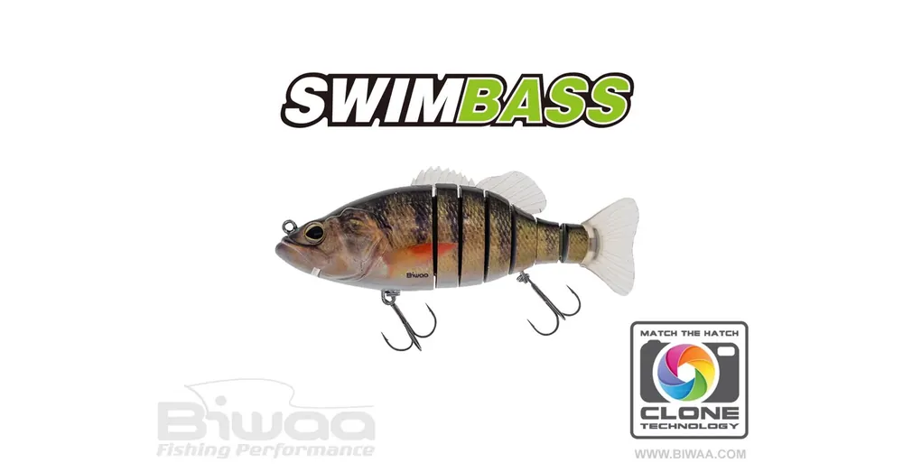 Fabrieksprijs Biwaa Swimbass 6" Slow Sink 15cm 65g 02 Real Perch wobbler