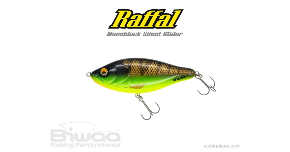Biwaa Glider Raffal 3" S 7,5cm 17g 42 Zander Chart wobbler Direct Beschikbaar