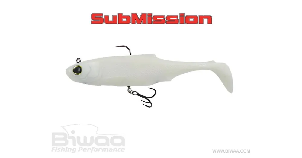 Biwaa Submission Top Hook 360 8" 20cm 95g 02 Pearl White swimbait Laatste Versie