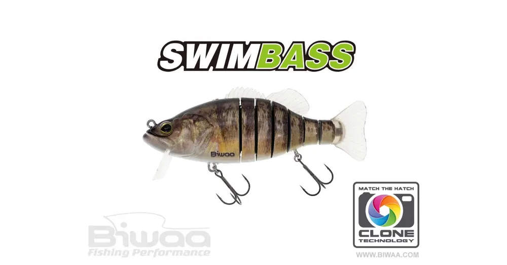 Biwaa Swimbass 6" Slow Sink 15cm 65g 52 Yellow Perch wobbler Bestel Nu