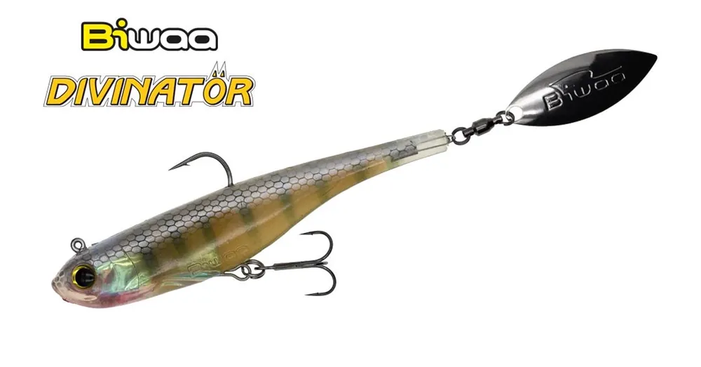 Biwaa Divinator Junior 14cm 22g 74 Ghost Gill spinnertail Aanbieding