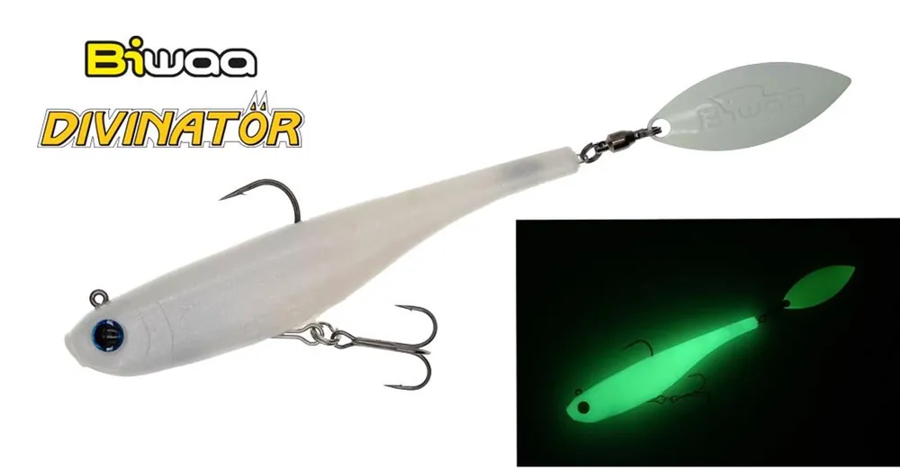 Nieuw Biwaa Divinator Junior 14cm 22g 104 UV White spinnertail