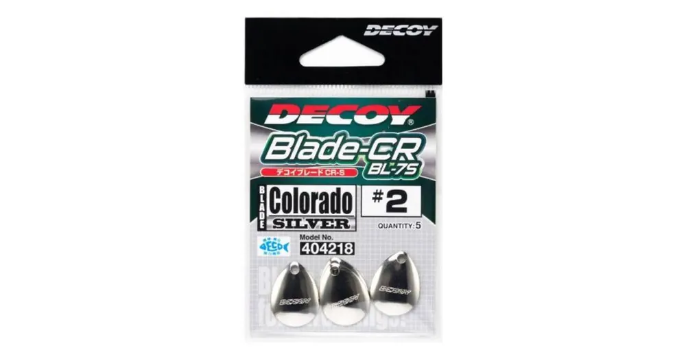 Premium Decoy BL-7S CR Colorado Silver 1 Spinner Blade 5 db/csg