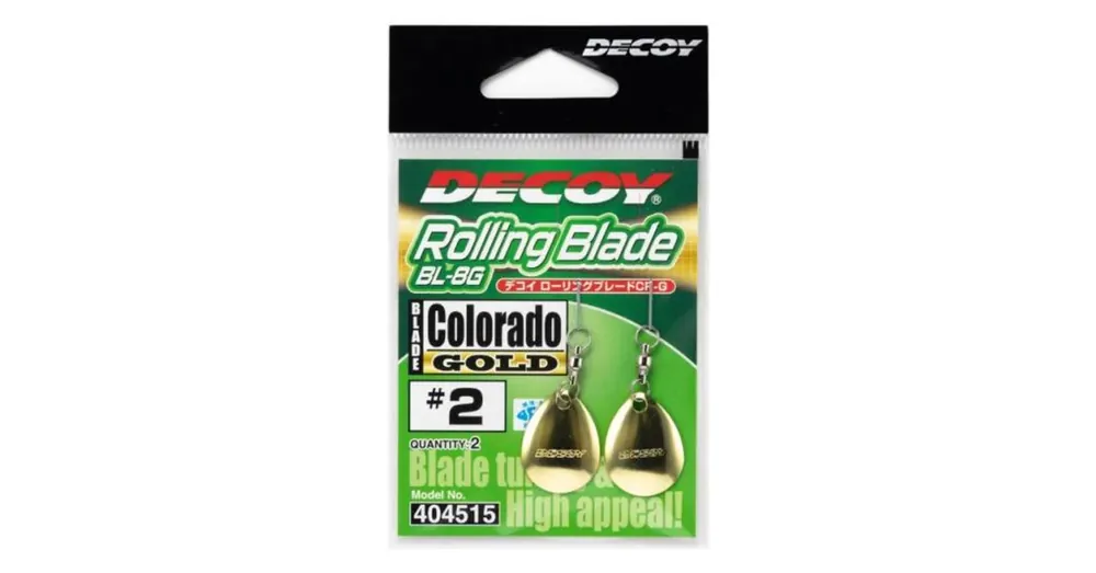 Populair Decoy BL-8G Colorado Gold 3 Spinner Blade Forgóval 2 db/csg