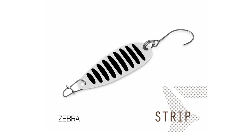 Gratis Retour Delphin STRIP 7,5g ZEBRA hook 10 villantó