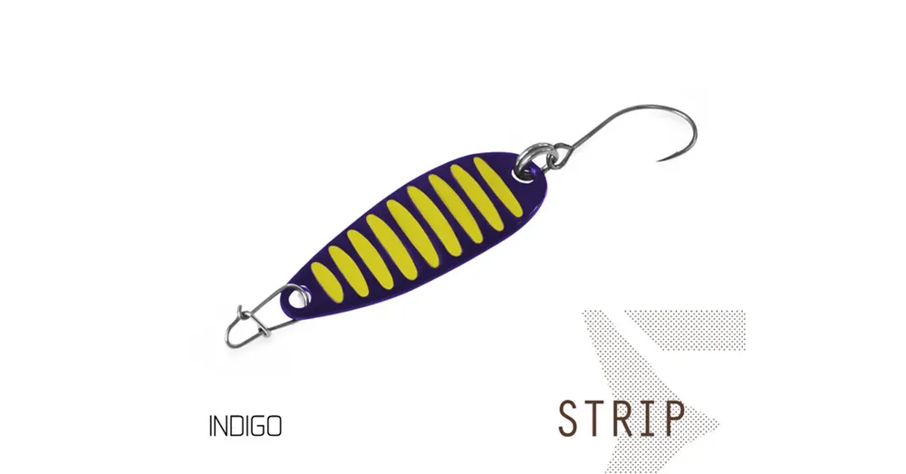 Koop Vandaag Delphin STRIP 7,5g INDIGO hook 10 villantó