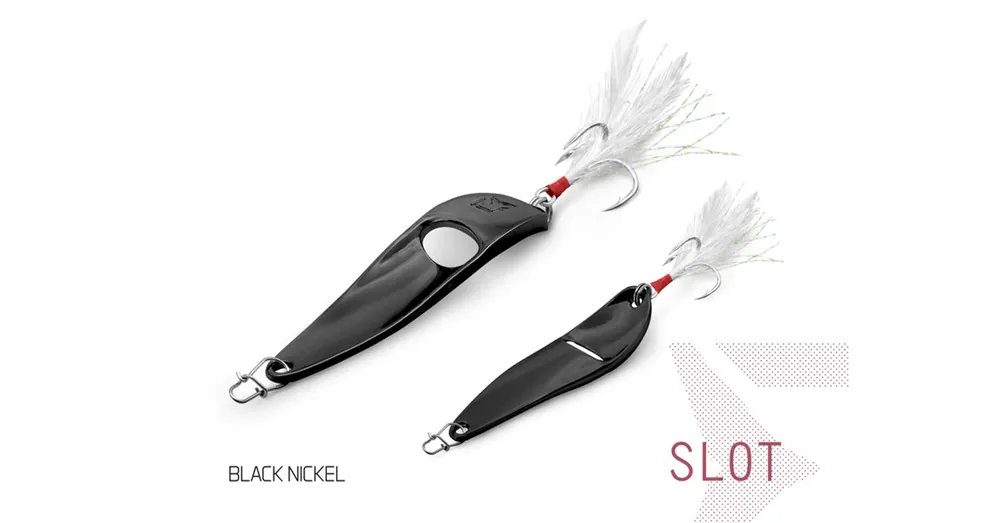 Weekendaanbieding Delphin SLOT 20g BLACK NICKEL hook 4 villantó