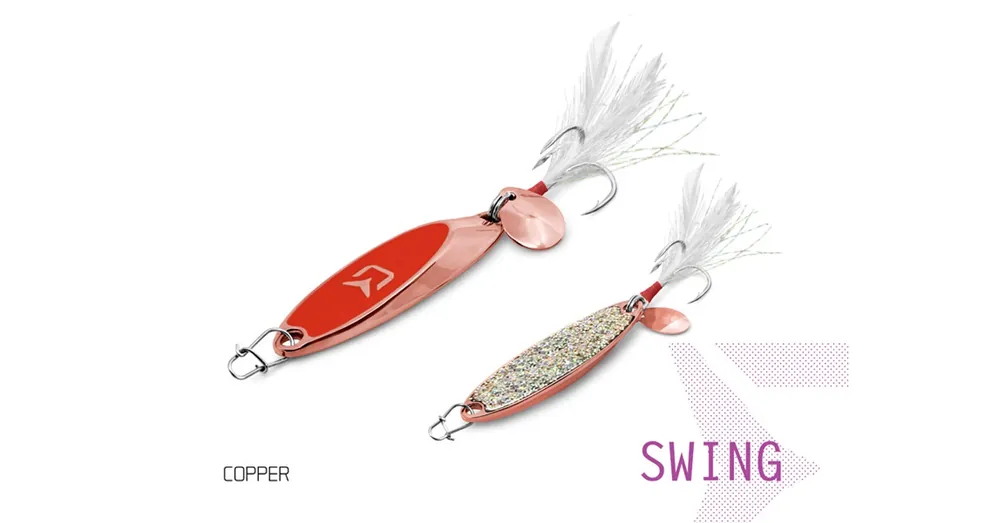 Delphin SWING 15g COPPER hook 6 villantó Rechtstreeks Van De Fabrikant