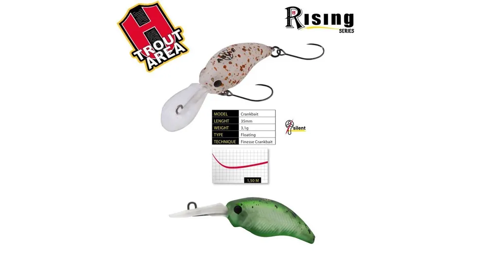 Seizoensaanbieding Herakles ASU 35F 3,5cm 3,1gr Melon Pellet wobbler