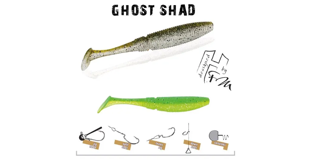 Herakles Ghost Shad 5cm Lemon Shad gumihal 8 db/csg Merkproduct