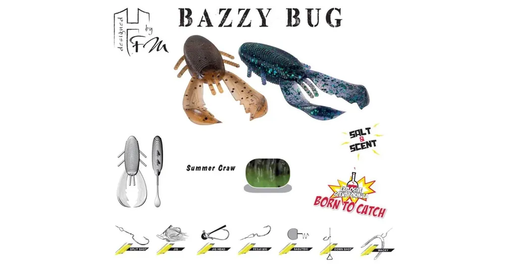 Herakles Bazzy Bug 3,2" 8cm Summer Craw gumibéka 10 db/csg Koop Vandaag