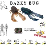 Alleen Vandaag Herakles Bazzy Bug 3,2" 8cm Green Pumpkin Purple/Green Flk gumibéka 10 db/csg