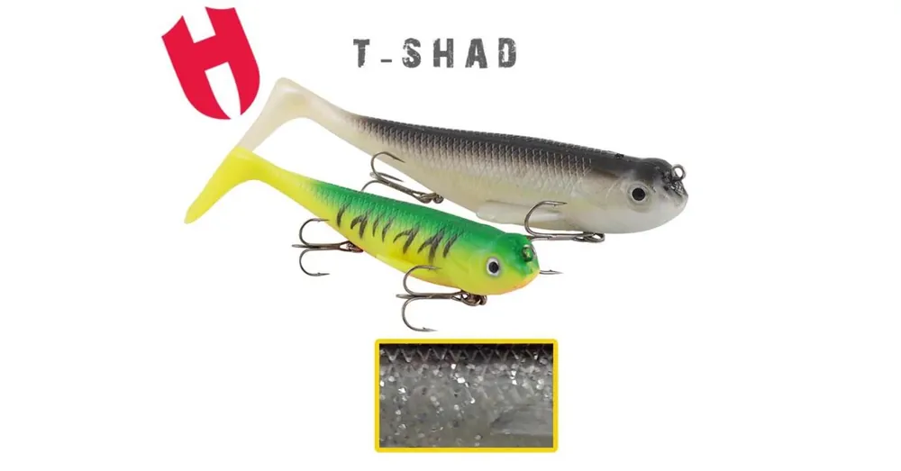 Herakles T-Shad 12cm Silver Shad Flk gumihal 2 db/csg Gereduceerde Prijs