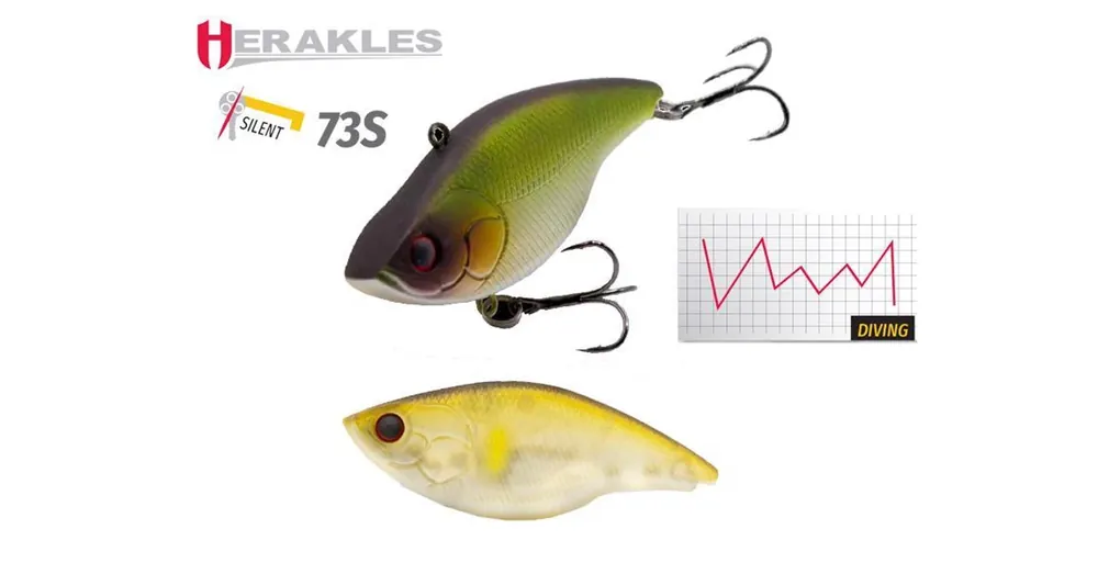 Herakles Blaze Rattle 73 Silent S 7,3cm 17gr Matt Ayu wobbler Populair