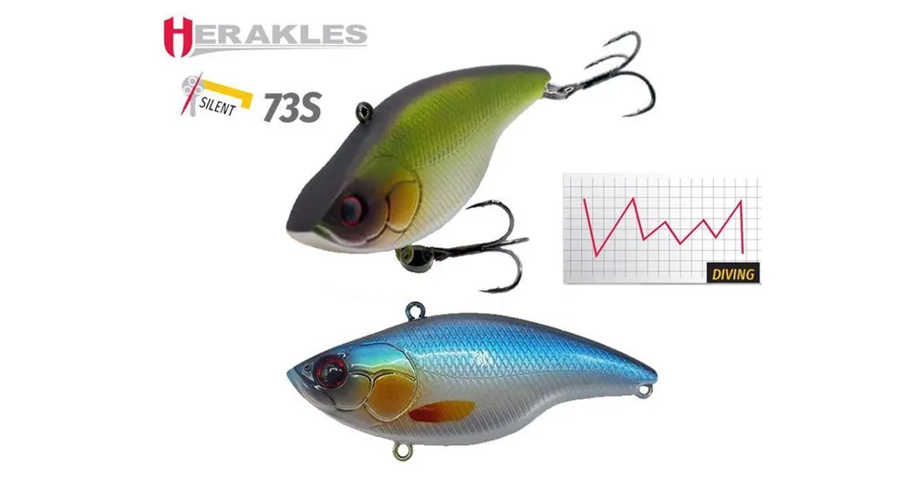Rechtstreeks Van De Fabrikant Herakles Blaze Rattle 73 Silent S 7,3cm 17gr Crome Blue wobbler