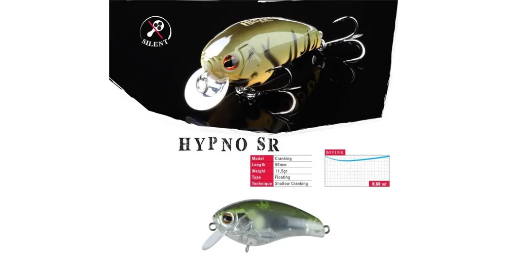 Herakles Hypno-SR F 5,6cm 11,5gr Flash Ayu wobbler Hete Deal