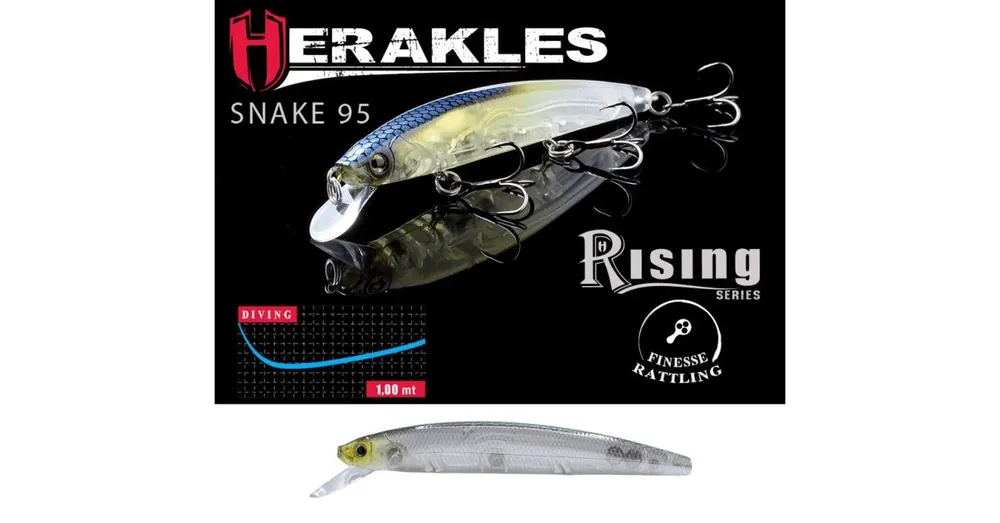 Korting Herakles Snake 95SP 9,5cm 9gr Ghost Bait wobbler