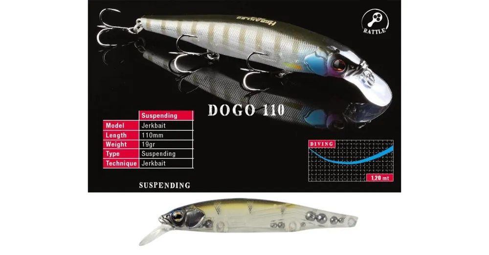 Koop Online Herakles Dogo 110SP 11cm 19gr Alburno Tiger wobbler