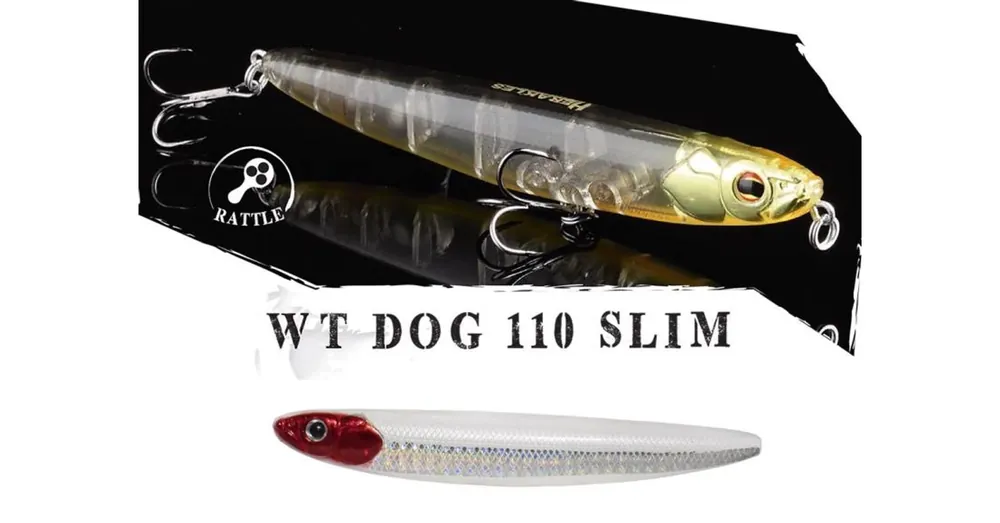 Finale Uitverkoop Herakles WT-Dog 110 Slim 11cm 13,5gr Bloody Blade wobbler